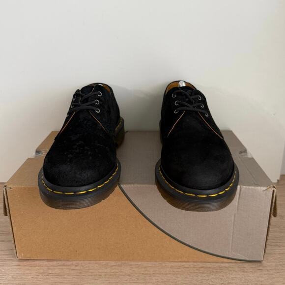Dr. Martens 1461 Suede Black Oxford Shoes- Men 7- Women 8